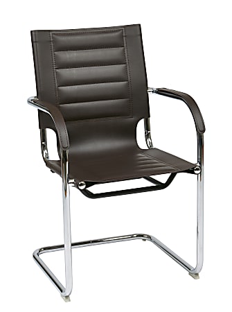 Ave Six Trinidad Guest Chair, Espresso/Silver