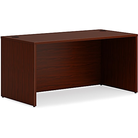 HON® Mod 60"W Rectangle Desk Shell, Mahogany