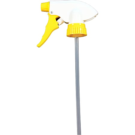 Genuine Joe Chemical Resistant Trigger Sprayer - 24 / Carton - Yellow