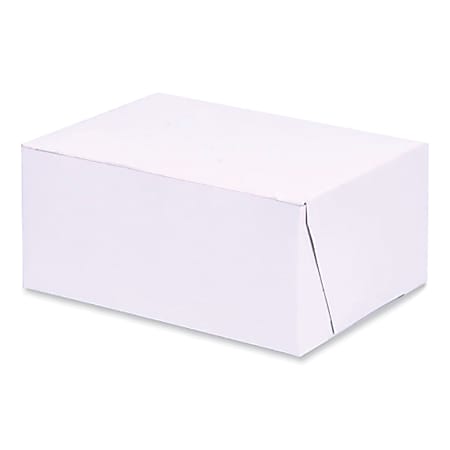 SCT Paper Bakery Boxes 2 34 H x 6 W x 4 12 D White Carton Of 250 Boxes ...