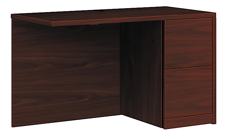 HON® 10500 42" Desk Return, Mahogany