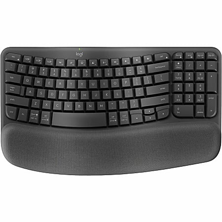 Logitech Wave Keys for Business Wireless Ergonomic Keyboard with