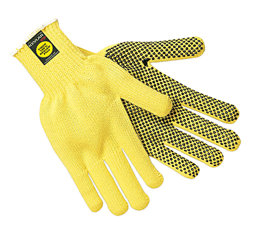 Memphis Glove Kevlar Gloves, Small, Yellow, Pack Of 12