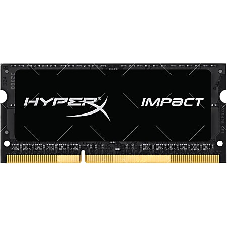 HyperX Impact 8GB DDR3 SDRAM Memory Module - For Notebook - 8 GB - DDR3-2133/PC3-17000 DDR3 SDRAM - 2133 MHz Dual-rank Memory - CL11 - 1.50 V - Retail - Non-ECC - 204-pin - SoDIMM - Lifetime Warranty