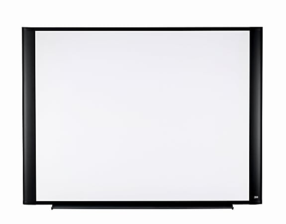 3M™ Melamine Dry-Erase Whiteboard, 36" x 48", Aluminum Frame With Silver Finish