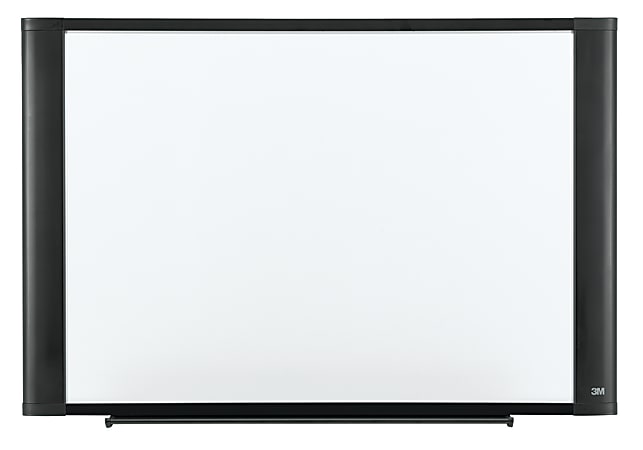 3M™ Melamine Dry-Erase Whiteboard, 36" x 48", Aluminum Frame With Graphite Finish