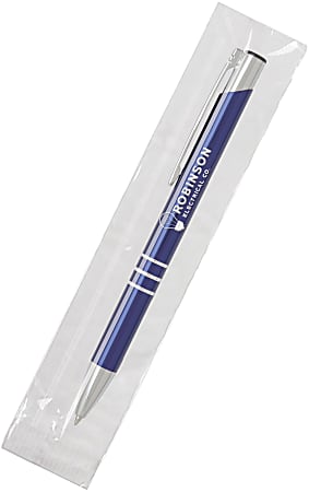 Custom Promotional Composition Pen With Cello-Wrapping, Medium Point