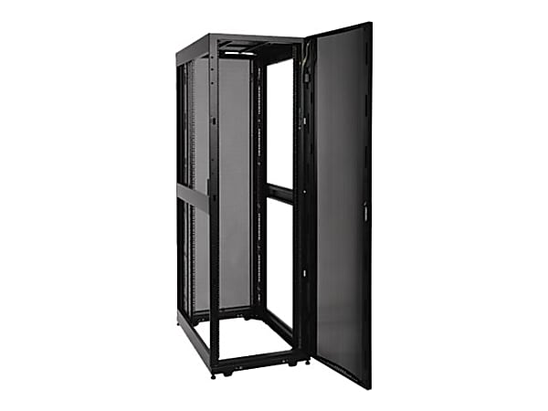 Eaton Tripp Lite Series 48U SmartRack Deep and Wide Rack Enclosure Cabinet with doors & side panels - Black - 2250 lb Capacity - SR48UBDPWD