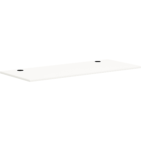 HON Mod HLPLRW7230 Work Surface - 72" x 30" - Finish: Simply White