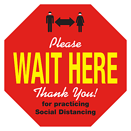 Social 2025 distancing decals