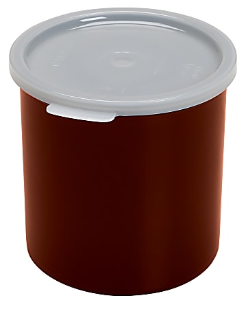 Cambro Deli Crocks, 1.2 Qt, Reddish Brown, Pack Of 12 Crocks
