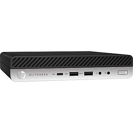 HP EliteDesk 705 G5 Desktop Computer - AMD Ryzen 5 PRO 2nd Gen 3400G 3.70 GHz - 8 GB RAM DDR4 SDRAM - 256 GB SSD - Desktop Mini - Windows 10 Pro 64-bit - AMD Radeon Vega 11 Graphics - English Keyboard - IEEE 802.11ax - 90 W
