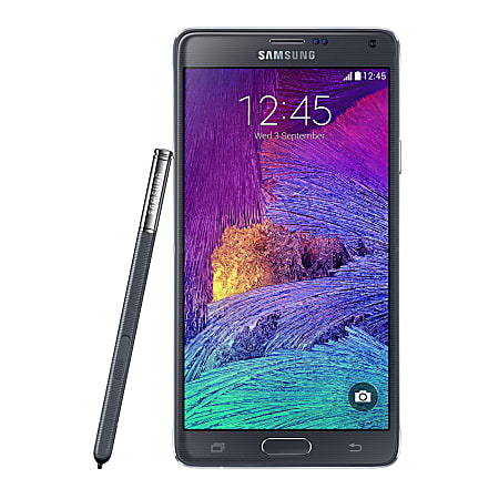 Samsung Galaxy Note 4 N910 Refurbished Cell Phone, Black, PSU100127