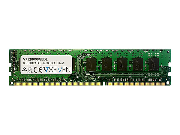 V7 - DDR3 - module - 8 GB - DIMM 240-pin - 1600 MHz / PC3-12800 - CL11 - unbuffered - ECC