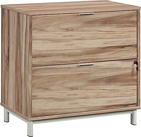 Sauder® Bergen Circle Commercial 30-1/3"W x 19-1/2"D Lateral 2-Drawer File Cabinet, Kiln Acacia