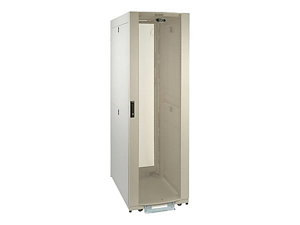 Tripp Lite 42U Rack Enclosure Server Cabinet White Shock Pallet Doors Sides - Rack cabinet - white - 42U - 19" - with 1,250 lb. capacity shock pallet