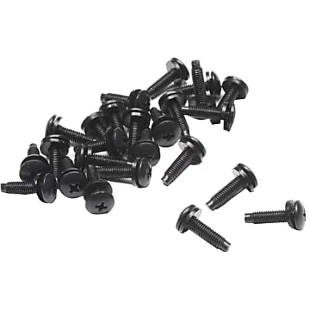 Sanus Component Series, Rack Screws And Washers, Durable Black, Casc25B1