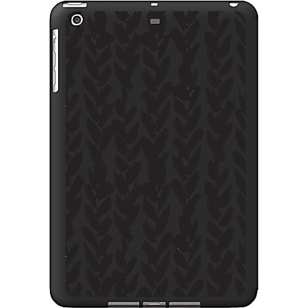 OTM iPad Air Black Matte Case Black/Black Collection, Hearts - For Apple iPad Air Tablet - Hearts - Black - Matte