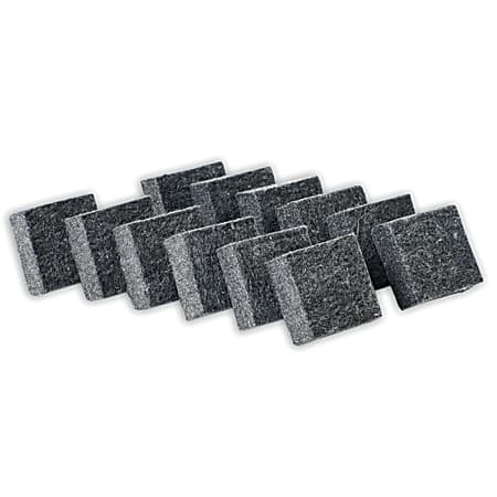 Lorell Dry Erase Board Eraser, Black