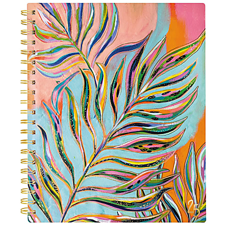 2025 Cambridge® EttaVee Weekly/Monthly Planner, 8-1/2” x 11”, Leaf, January To December