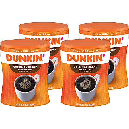 Dunkin&#x27; Donuts Original Blend Ground Canister Coffee, Medium