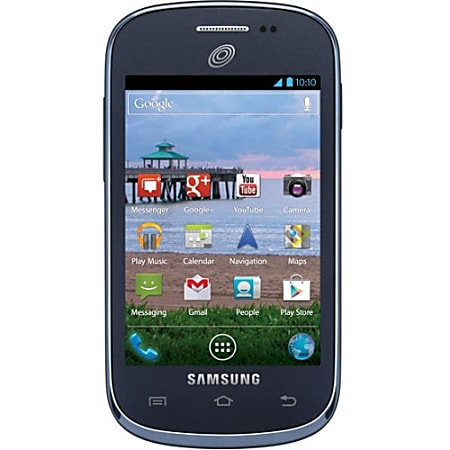 TracFone Galaxy Centura SCH-S738C 4 GB Smartphone - 3G - 3.5" LCD 480 x 320Touchscreen - QualcommSingle-core (1 Core) 800 MHz - 3 Megapixel Rear - Android 4.0 Ice Cream Sandwich - Straight Talk Prepay Pack - Black