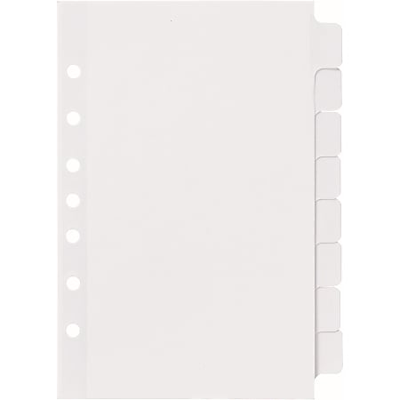 Avery Preprinted Mini Dividers - 5-1/2 X 8-1/2 Inch, Tabbed Dividers For Organization, 1 Pack