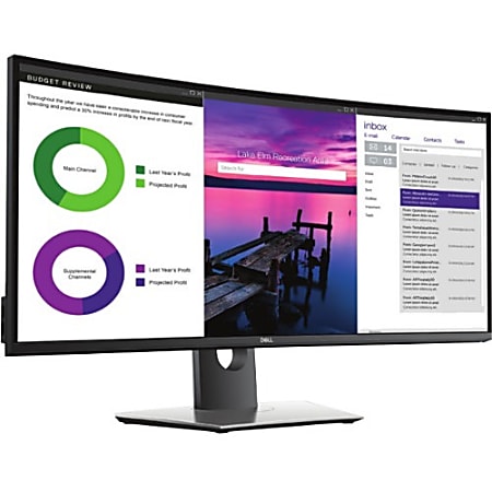 Dell UltraSharp U3419W 34 Curved UHD LED Monitor Black - ODP