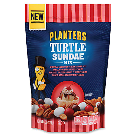 Kraft Planters Turtle Sundae Mix - Dessert - 8 / Carton
