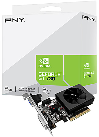 PNY GeForce® GT 730 2GB Single-Fan Graphics Card