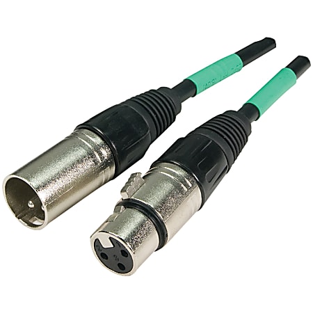 Chauvet Lighting 3-Pin DMX Cable - 50FT - 50 ft XLR Audio Cable for Audio Device - First End: 1 x XLR Female Audio - Second End: 1 x XLR Male Audio - Shielding