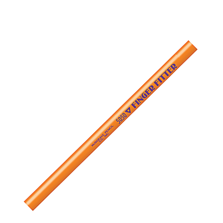 Musgrave Pencil Co. Finger Fitter Pencils, 2.11 mm, #2 Medium Soft Lead, Orange/Yellow, Pack Of 72