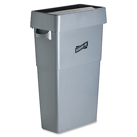 Genuine Joe Space-Saving Container Swing Lid - Rectangular - 1 Each - Gray Genuine Joe Space-Saving Container Swing Lid - Rectangular - 1 Each - Gray