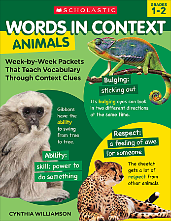 Scholastic® Words In Context: Animals, Grades 1 - 2