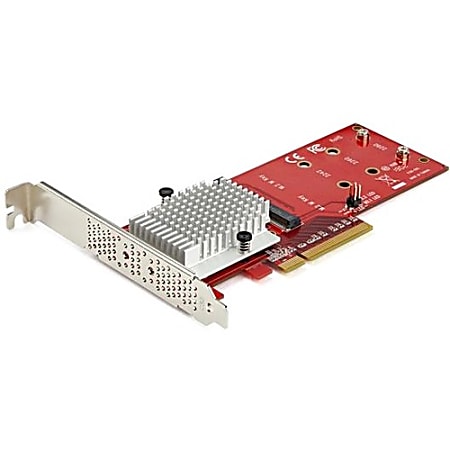 Dual NVMe PCIe Adapter,M.2 NVMe SSD to PCI-E 3.1 X8/X16 Card Support M.2
