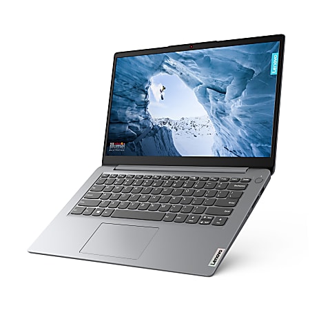 Lenovo® IdeaPad 1i 14 Laptop, 14" Screen, Intel® Pentium®, AI Enabled, 4GB Memory, 128GB eMMC Storage, Wi-Fi 6, Windows® 11, 82LV003WUS