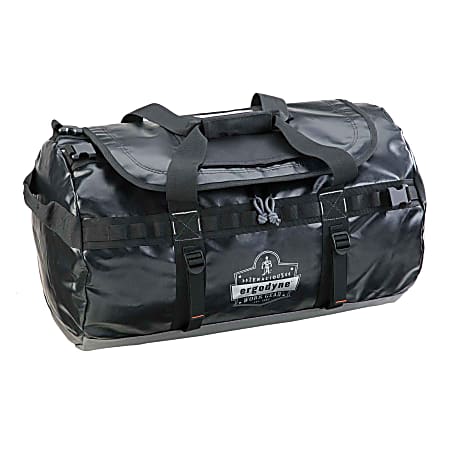 Ergodyne Arsenal 5030S Water-Resistant Duffel Bag, 11"H x 12"W x 23-1/2"D, Black