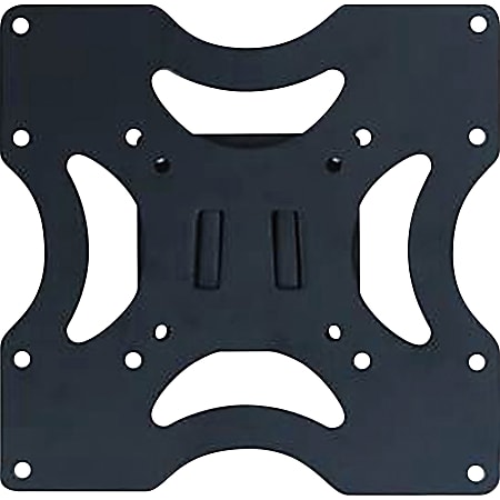 DAC Wall Mount for Flat Panel Display - Black - 23" to 37" Screen Support - 80 lb Load Capacity - 1 Each