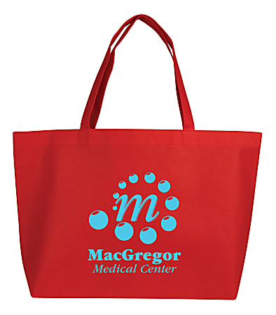 Journey Polypropylene Tote Bag 11 78 H x 14 34 W x 5 14 D Office