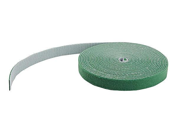 StarTech.com 50ft Hook and Loop Roll - Green - Cable Management (HKLP50GN)