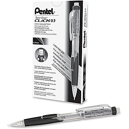 Pentel® Twist-Erase Click Mechanical Pencil, #2 Lead, 0.5