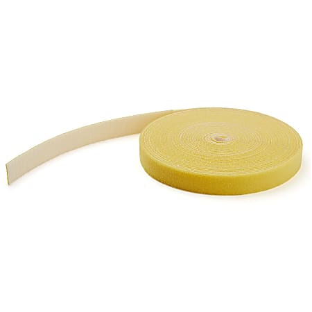 StarTech.com 50ft Hook and Loop Roll - Yellow