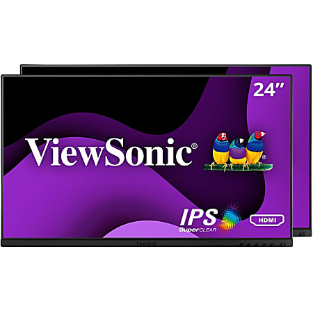ViewSonic VG2448A-2_H2 24" Dual Pack Head-Only 1080p IPS