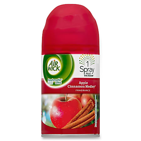 Air Wick Freshmatic Refill Apple/Cinnamon Spray - Spray - 6.17 oz - Apple, Cinnamon - 60 Day - 6 / Carton
