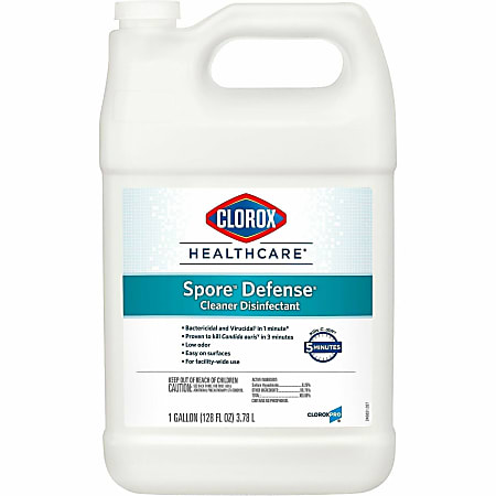 Clorox Spore Defense Disinfectant Cleaner, 128 Oz