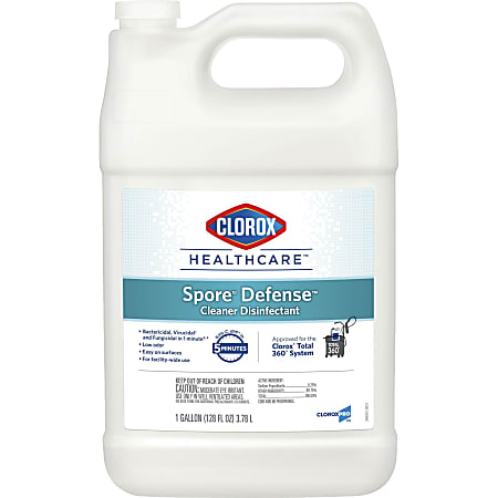Clorox Spore Defense Disinfectant Cleaner, 128 Oz