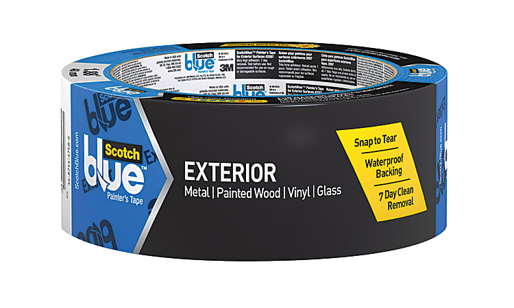 ScotchBlue™ Exterior Painter's Tape, 3" Core, 1.88" x 45 Yd., Blue