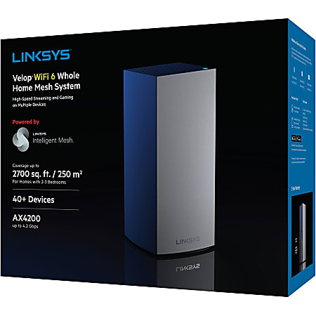 LINKSYS MX4200 3台 Linksys VELOP MX4200 Router - Office Depot