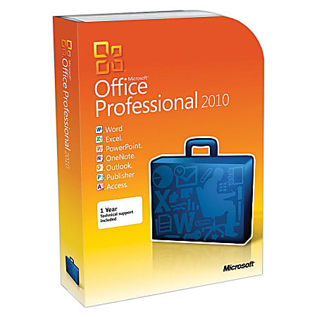 Microsoft® Office Professional 2010, Traditional Disc