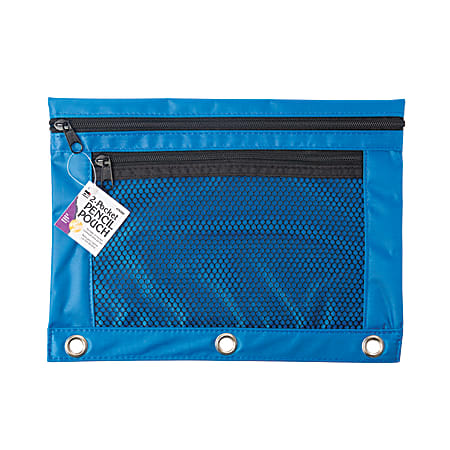 Five Star Multi Pocket Pencil Pouch 9 12 x 6 12 Assorted - Office Depot